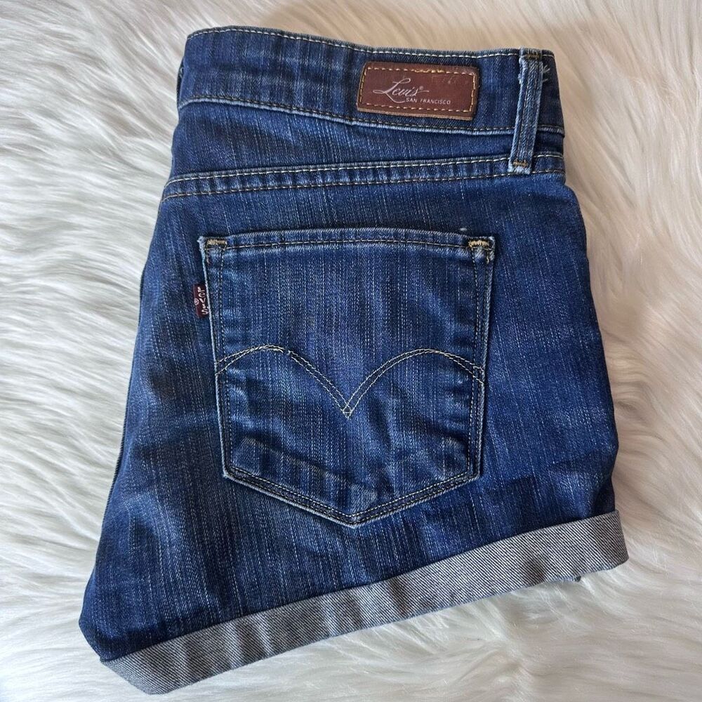 Levi’s Demi Curve Cuffed Shorts Size 29